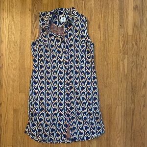Cabi Amour dress Sleeveless Heart Pattern Dress